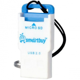 Карт-ридер SmartBuy SBR-707-B (MicroSD) blue