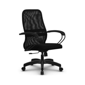 МТТ Кресло для оператора SU-CK130-8 +Комплект Pl черный, сетка/ткань черный