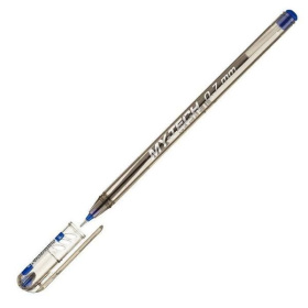 Ручка шариковая Pensan My-Tech, синяя, масляная, игольчатый узел 0,7 мм/0,35 мм