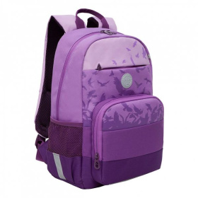 Рюкзак школьный, Grizzly RG-264-21/2 фиолетовый, без наполнения