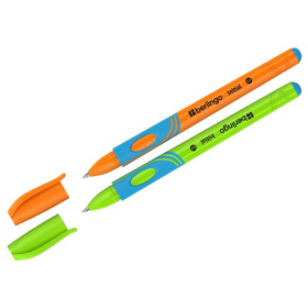 Ручка шариковая Berlingo Initial светло-синяя, 0.7 мм, для левшей и правшей