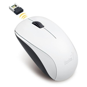 Мышь Genius  беспроводная NX-7000, оптическая, разрешение 800, 1200, 1600 DPI, белый