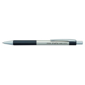 Ручка шариковая Penac Pepe синяя, черный металл. корпус, автоматическая 0.7 мм
