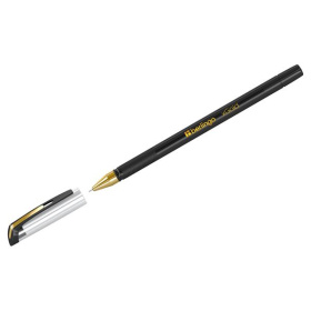 Ручка шариковая Berlingo xGold черная, игольчатый стержень, узел 0,7 мм, толщина линии 0,5мм