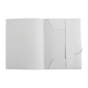 Папка с завязками А4, картон мелованный 380 г/м2, OfficeSpace белая
