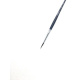 Кисть белка №01 (D1) круглая, Albatros Байкал, ручка дерево, длинная, синего цв.