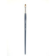 Кисть нейлон №8 овальная Albatros Байкал, ручка дерево, длинная, синего цв.