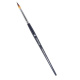 Кисть синтетика №7 (D4) круглая Albatros Мастер, ручка дерево, короткая, черн. цв.