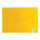 Папка-конверт с кнопкой BRAUBERG "My CLEAR BAG", А4, до 100 листов, прозрачная, ассорти, 0,15 мм