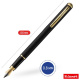 Ручка перьевая Luxor Marvel корпус черный/золото 0,8 мм + синий картридж