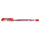 Ручка шариковая Linc Glycer красная, грип 0,7 мм