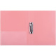 Папка с боковым зажимом A4 Berlingo Neon, 17 мм, 700 мкм, неоновая оранжевая, с карманом